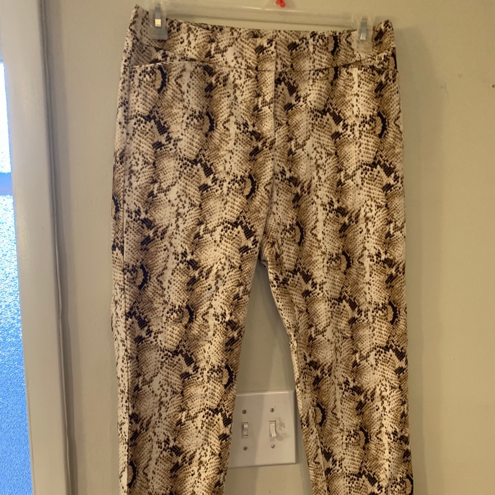 Snake skin pants